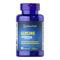 Аминокислота Puritan's Pride Glycine 3000 mg, 90 капсул