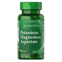 Витамины и минералы Puritan's Pride Potassium Magnesium Aspartate, 90 каплет