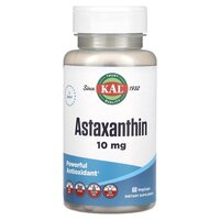 Натуральная добавка KAL Astaxanthin 10 mg, 60 вегакапсул