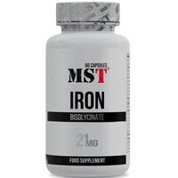 Витамины и минералы MST Iron Bisglycinate, 60 капсул