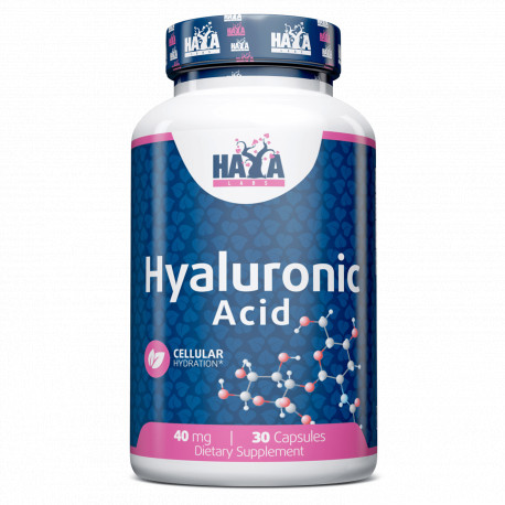 Препарат для суглобів і зв'язок Haya Labs Hyaluronic Acid 40 mg, 30 капсул
