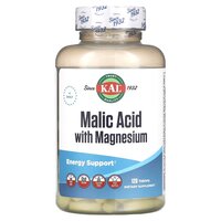 Витамины и минералы KAL Malic Acid with Magnesium, 120 таблеток