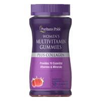 Витамины и минералы Puritan's Pride Women's Gummy Multivitamin Plus Collagen, 50 желеек
