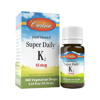 Витамины и минералы Carlson Labs Super Daily K2 45 mcg, 10.16 мл
