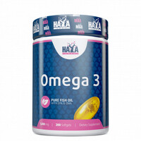Жирные кислоты Haya Labs Omega 3 1000 mg, 200 капсул