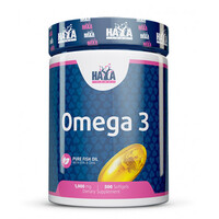 Жирные кислоты Haya Labs Omega 3 1000 mg, 500 капсул