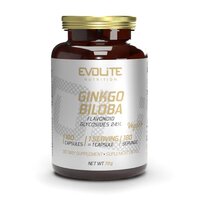 Натуральная добавка Evolite Nutrition Ginkgo Biloba, 180 вегакапсул