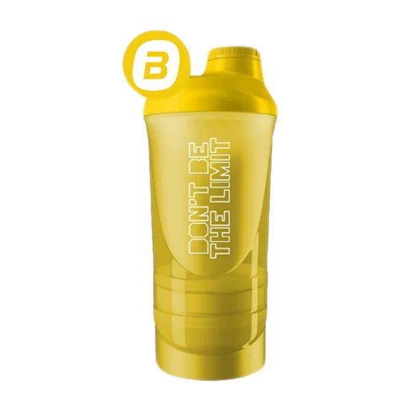 Шейкер Biotech Wave + Shaker 3in1, 600 мл, Yellow - Dont be the Limit