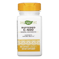 Витамины и минералы Nature's Way Buffered C-500, 100 капсул