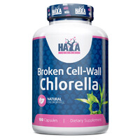 Натуральная добавка Haya Labs Broken Cell-Wall Chlorella, 100 капсул
