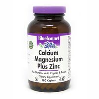 Витамины и минералы Bluebonnet Calcium Magnesium plus Zinc, 180 каплет