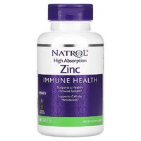 Витамины и минералы Natrol Zinc, 60 жевательных таблеток