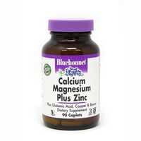 Витамины и минералы Bluebonnet Calcium Magnesium plus Zinc, 90 каплет