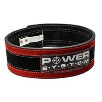 Пояс для важкої атлетики Power System PS-3840 Black/Red