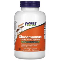 Натуральная добавка NOW Glucomannan 575 mg, 180 капсул