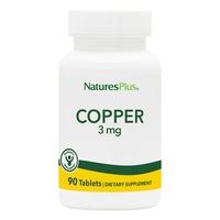 Витамины и минералы Natures Plus Copper 3 mg, 90 таблеток