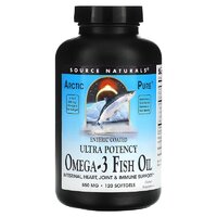 Жирные кислоты Source Naturals Arctic Pure Ultra Potency Omega-3 Fish Oil 850 mg, 120 капсул
