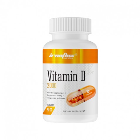 Вітаміни та мінерали IronFlex Vitamin D 2000, 90 таблеток