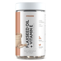 Жирные кислоты Prozis Flaxseed Oil + Vitamin E, 60 капсул
