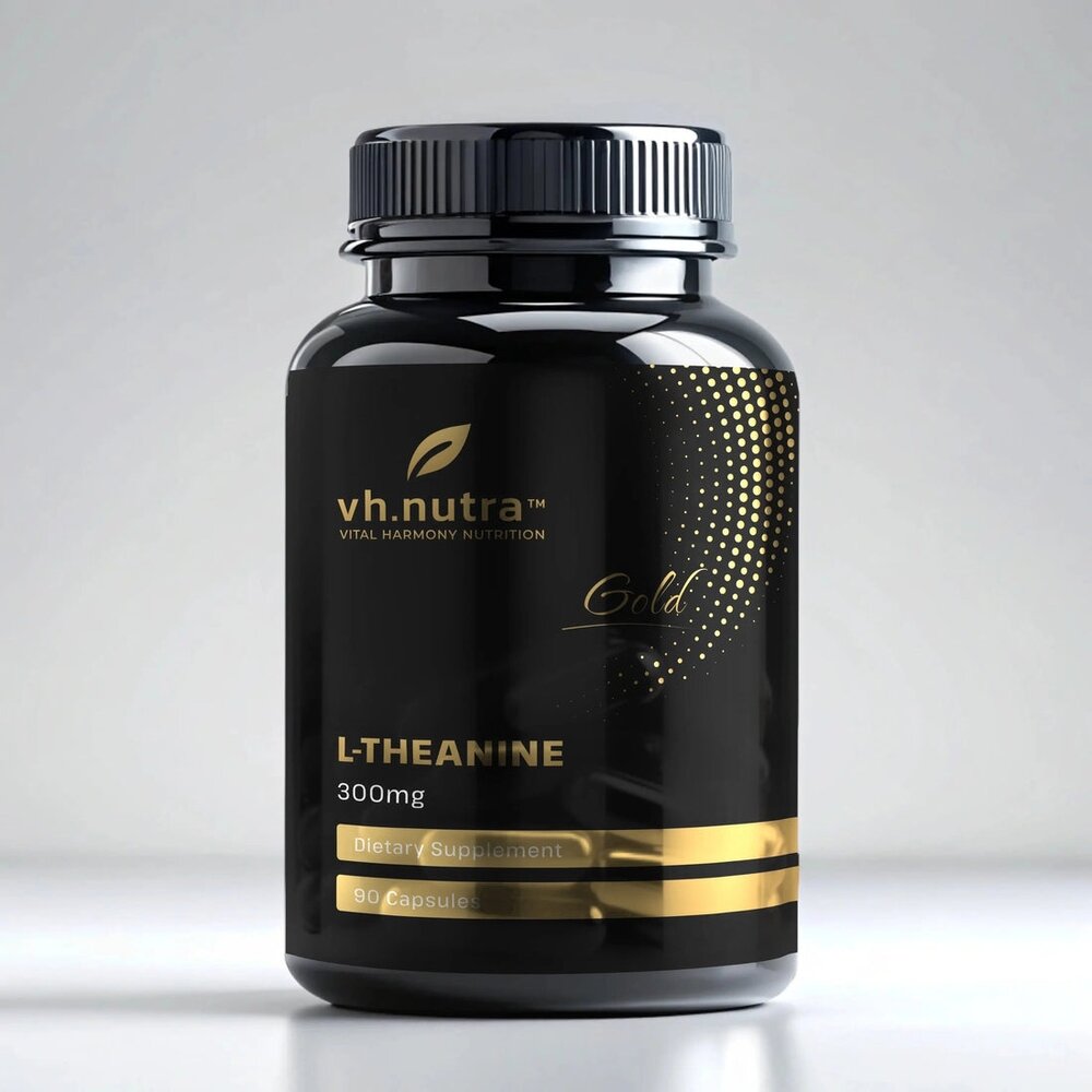 Амінокислота VitalHarmony Gold L-Theanine, 90 капсул