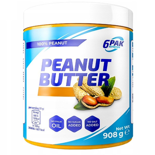 Замінник харчування 6PAK Nutrition Peanut Butter Pak, 908 грам (Crunchy)
