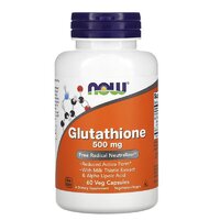Аминокислота NOW Glutathione 500 mg, 60 вегакапсул