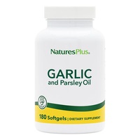 Натуральная добавка Natures Plus Garlic and Parsley Oil, 180 капсул