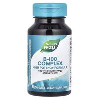Витамины и минералы Nature's Way B-100 Complex, 60 капсул