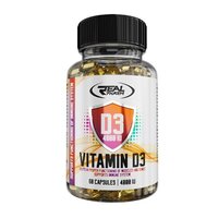 Витамины и минералы Real Pharm Vitamin D3 4000 IU, 60 капсул