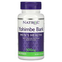 Стимулятор тестостерона Natrol Yohimbe Bark 500 mg, 90 капсул