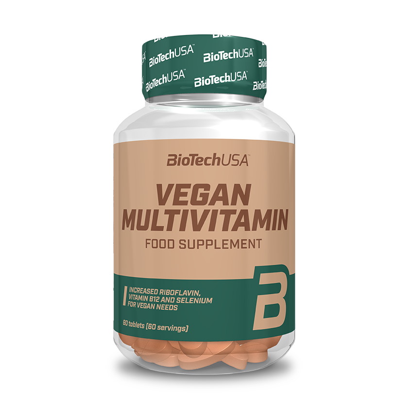 Вітаміни та мінерали BioTech Vegan Multivitamin, 60 таблеток
