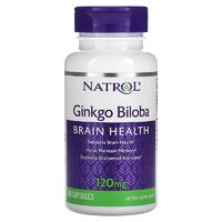Натуральная добавка Natrol Ginkgo Biloba 120 mg, 60 капсул