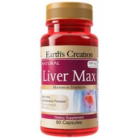 Натуральная добавка Earth‘s Creation Liver Max, 60 капсул