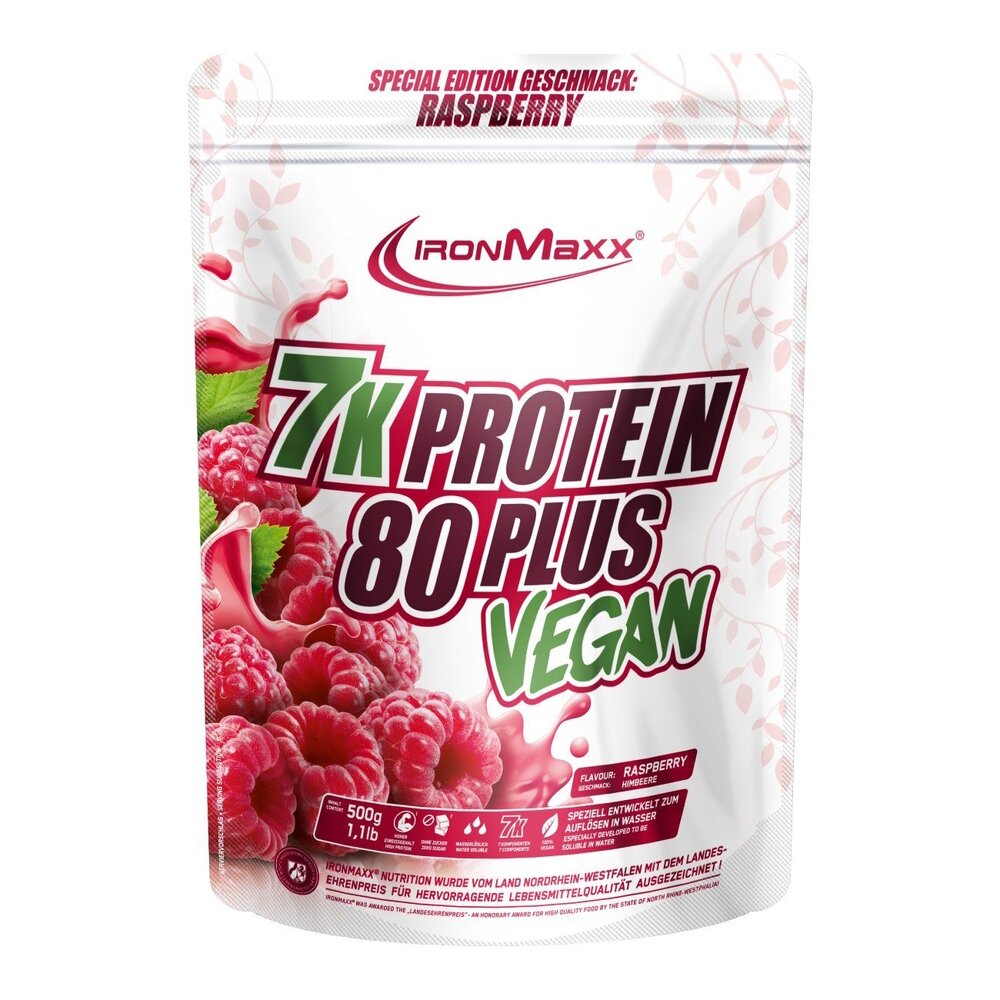 Протеин IronMaxx 7K Protein 80 Plus Vegan, 500 грамм
