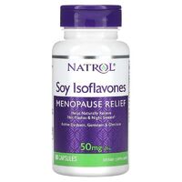 Натуральная добавка Natrol Soy Isoflavones Menopause Relief 50 mg, 60 капсул