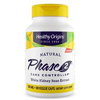 Натуральная добавка Healthy Origins Phase 2 Carb Controller White Kidney Bean Extract 500 mg, 90 вегакапсул