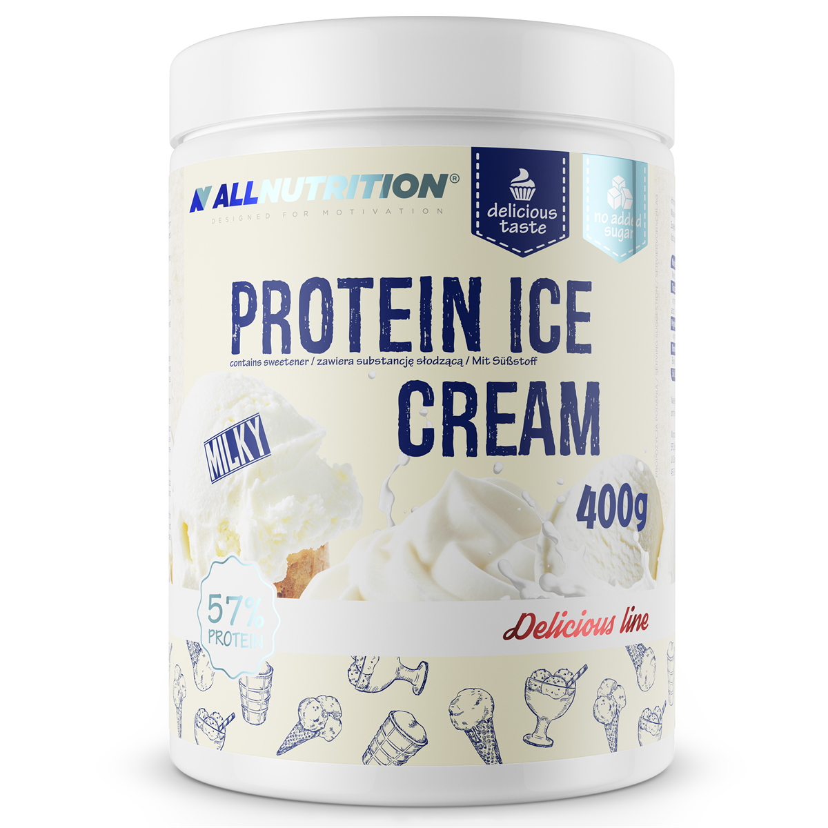 Замінник харчування AllNutrition Protein Ice Cream, 400 грам