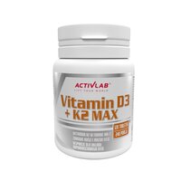 Витамины и минералы Activlab Vitamin D3 + K2 Max, 120 таблеток