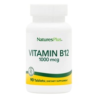 Витамины и минералы Natures Plus Vitamin B12 1000 mcg, 90 таблеток