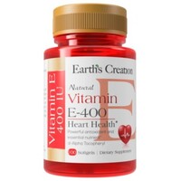 Витамины и минералы Earth‘s Creation Vitamin E 268 D-alpha, 100 капсул