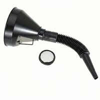 Автомобильные лейки Гибкая автомобильная лейка SEMI для топлива или масла с фильтром, Black