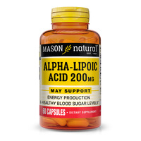 Натуральная добавка Mason Natural Alpha-Lipoic Acid 200 mg, 60 капсул