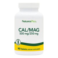 Витамины и минералы Natures Plus Cal/Mag 500 mg/250 mg, 90 таблеток