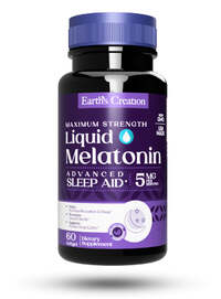 Натуральная добавка Earth‘s Creation Melatonin 5 mg, 60 капсул