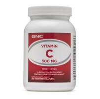 Витамины и минералы GNC Vitamin C 500 mg with Rose Hips, 250 каплет