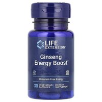 Натуральная добавка Life Extension Ginseng Energy Boost, 30 вегакапсул