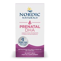 Жирные кислоты Nordic Naturals Prenatal DHA, 90 капсул