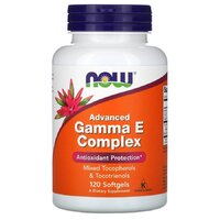 Витамины и минералы NOW Gamma E Complex, 120 капсул
