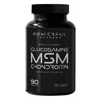 Препарат для суставов и связок Powerful Progress Glucosamine Chondroitin MSM, 90 таблеток
