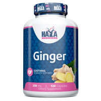 Натуральная добавка Haya Labs Ginger 250 mg, 120 капсул